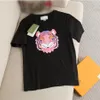 デザイナーブランドメンズレディース Tシャツプラスサイズ Tシャツシャツ綿 100% 夏カジュアル恋人衣装半袖タイガープリントラウンドネック