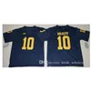 4 Jim Harbaugh 5 Jabrill Peppers 10 Tom Brady 2 Shea Patterson 21 Desmond Howard Football College Jerseys Stitched Custom