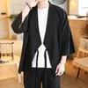 Vêtements ethniques Vêtements ethniques Vêtements orientaux Hommes Orient Tops Chemises pour hommes Blouse Lin Style Vintage Chinois