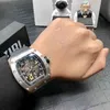 mens watch designer montres mouvement automatique de luxe Paneraiss Leisure Richa Watch 030 Automatic Mechanical Millers White S