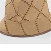 Sombrero de pescador de diseño clásico, gorra versátil informal a la moda para mujer, gorra de béisbol de diseñador para hombre, sombreros de visera con estampado de algodón de alta calidad