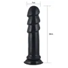 Nxy Sex Anal Toys King Size Ripples 11 25 Zoll Super Big Dildo Black Dick Riesiger PVC Penis Plug Spielzeug für Erwachsene 1220