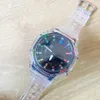 Relojes de pulsera con todas las funciones Led Pantalla dual Hombres Mujeres Chica Casual Deportes Royal Oak Electrónico Analógico Digital Señoras Reloj impermeable