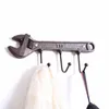 Haken rails retro hamer sleutel slaapkamer deur achter kleed rek kleding hanger woonkamer kast metalen hoed rekken sleutels muur hookhooks