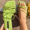 B003 tofflor kvinnor sommarskor inomhus sandaler glider mjuk icke-halkbadrumsplattform hem tofflor