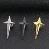 Stud Hip Hop Jewelry Big Cross Earrings Stainless Steel Screw Back For Men Women Dale22