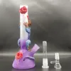 2021 3D Zwierząt Design Szklany Bong Water Palenie Nargialu Rurowe Oil Dąb Rig 14mm Bowl