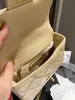 Kadın çantası lüks tasarımcı çapraz gövde omuz çantaları orta el çantası klasik çanta altın metal zincir üst sap kafes kalitesi