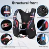 Ultra Lightweight Running Backpack 5L Trail Hydration Vest Pack Marathon Bike Rucksack bag 500ml Soft Flask 220520