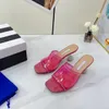 Pantofole estive moda Amina Italia muaddi Julia altezza tacco 7,5 cm rinfrescante sandali antiscivolo in PVC trasparente materiale 34-41