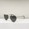 Sonnenbrille Gold Silber Metall Herzform Rahmen Hohe Qualität Damen Myopie Rezept Optische Gläser SL301 Mode Herren'237W