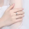 Pierścionki ślubne Zhouyang Woman Chunky Vintage Gold Star Star Zircon Finger Akcesoria 2022 Biżuteria Kar211 Wynn22