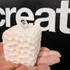 Zanaat Araçları 1 ADET Kare Petek Desen Mum Kalıp El Yapımı Kokulu DIY Sanat Silikon Alçı Sabun Kalıpları