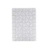 A5 63pcs sublimação em branco quebra -cabeças de papel de papel de papel para decoração de atividade de transferência de calor branca de transferência de calor crianças em branco 12pcs