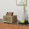 Epacket Oneder-V6 haut-parleur bluetooth rétro en bois sans fil portable extérieur maison bureau o basse radio4552181