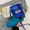 النساء الوردي الأصفر الأزرق حقائب الكتف لطيف سيدة حقيبة crossbody بو الجلود مصمم أنثى حقائب محفظة مساء مخلب