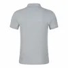 Heren polos shirt mannen solide casual katoen slank fit korte mouw zakelijke kleding luxe tee 10 kleuren