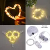 Luzes noturnas LED Fairy Copper Wire String Outdoor Lâmpada de Natal Festoon Garland Light para Ano Wedding Party Decoration