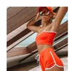 Femmes décontractées Tenue d'été 2PCS Tank Crop-top Camis and Shorts Yoga Set Bodycon Set Running Sport Jumpsuit Gym Clothes92305336072410