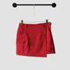 Golfkjol Summer Slim Fit Breattable Unilateral Irregular Design Women's Half kjol Package Hip Show Thin Short Kirt 220628