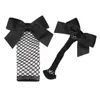 Socks & Hosiery Fashion Women Sexy Black Mesh Short Ankle Christmas Girls Fishnet Sock With Cute Bow LadiesSocks