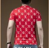 T-shirt da uomo T-shirt a maniche corte stampata ape da uomo tendenza della moda della personalità del marchio di marea versione coreana degli uomini estivi in stile Hong Kong