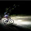 Nueva alta calidad 2 en 1 Luz de bicicleta COB LED faro linterna USB recargable 18650 antorcha Camping senderismo luz nocturna