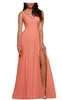 Vestidos De Novia Abiti da sera Mermaid Abito da damigella d'onore Scollo a V Split Sexy Backless Stain Sposa lunga Abiti formali Vestido Largos Elegantes Designer Guest Dresses