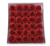 30 têtes cristal or rose bleu démon soie artificielle fausse tête de fleur bouquet de fleurs éternelles matériel d'emballage