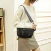 Correia de couro de qualidade Terno de couro Fanny Packs e Bolsa Marca de moda Bolsas de cintura Lady Luxury ombro Crossbody J220705