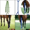 Braid hästskyddsutrustning Anti-myggflugor Keep Warm Ponytail Equestrian Supplies Horsetail Bag Drop Delivery 2021 Pet Home Gard