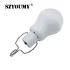 Szyoumy Solar Lamp Powered Portable LED GULB Solar Energy Lamp LED Lighting Solar Panel Camp Night Travel Används timmar J220531