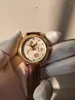 デザイナーウォッチ腕時計ツアービヨン24Kゴールドメッキ時計ビジネスメンズウォッチ自動象眼細工ナチュラルジェイドダイヤモンドパーソナリティマン