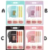 Lip Gloss Pcs Mirror Toot Glass Lipgloss Oil Moisturizing Glaze Lipstick Set Clear NaturalLip