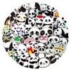 Su geçirmez 10/30/50 adet Sevimli Panda Karikatür Hayvan Grafiti Çıkartmalar Çıkartmaları DIY Karalama Defteri Günlüğü Dizüstü Telefonu Su Geçirmez Sticker Çocuklar Için Oyuncak Araba Sticker