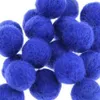 30mm Woolen Felt Balls Ornaments Hand-Felted Pom Poms Needle Wool Beads for Christmas Home Decoration DIY Garland Crafts Project, 298H