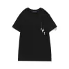 2022 Mens Fashion T-shirtontwerpers Men Kleding Zwart Witte T-stukken Korte mouw Dames Casual Hip Hop Streetwear T-shirts Maat S-6XL