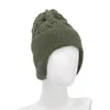 Beanie/Skull Caps Kvinnliga vinterhattar Kvinnor Knit Beanies Hat Ear Protection Skallies Warm Thick Riding Wool Cap Fashion Solid Davi22