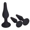 NXY Anal Toys Silicone Suction Cup Anale plug driedelige set mannen en vrouwen die achtertuin delen Masturbator volwassen seksproducten OEM 220621