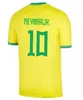 2022サッカージャージCAMISETA DE FUTBOL PAQUETA BRAZILS NERES COUTINHO SHIRT JESES MARCELO CASEMIRO BRASIL MAILLOTSフットボール男性女性キッツキットセット