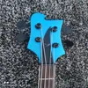 4003 GUITA ELEKTRYCZNA FOUTU BASS BASS, Metal Blue Fain