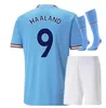 23 24 HAALAND VOETBALJERSEYS GREALISH DE BRUYNE FODEN MANS CITY MAHREZ keeper BERNARDO 2023 2024 J. ALVAREZ STONES voetbal topshirt kindertenue set uniformen