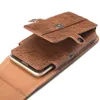 Genuine Leather Belt Holster Pouch Clip Phone Cases for iPhone 13 12 11 Pro Max Mini XR XS X 8 7 Plus Samsung S22 S21 S20 Note20 Huawei Xiaomi Universal Cellphone Cover