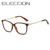 Montature per occhiali da sole moda ELECCION Montatura per occhiali da vista per donna 2022 TR90 Completa miopia Ottica femminile Grande lente trasparente