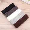 12Pair Women's New Korean Knitted Gloves Student Half Finger Twist Long Sleeve Arm Cover Solid Color