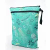 Cartoon Printing Storage Bag Baby Protable Nappy Reusable Washable Wet Dry Cloth Zipper Waterproof Diaper Bag Baby Nappy7934225