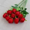 Une fausse fleur de la tige unique rose simulation de peinture à l'huile rosa pour le mariage fleurs artificielles décoratives à la maison