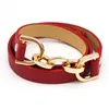 Link Chain Fashion Leather Bracelets For Women Jewelry Wholesale Punk Cool Charm Round Wrap Christmas GiftsLink Lars22