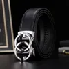 Belts Luxury Golf Men's Leather Automatic Buckle Belt For Young Men Trend Cowhide Korean Version Of The Personality MenBelts