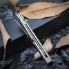 CRK-T 7096 Rogers Генеральный директор складной нож 3.107 ”M390 Blade TC4 Рыряет карманные ножи для спасения инструментов EDC